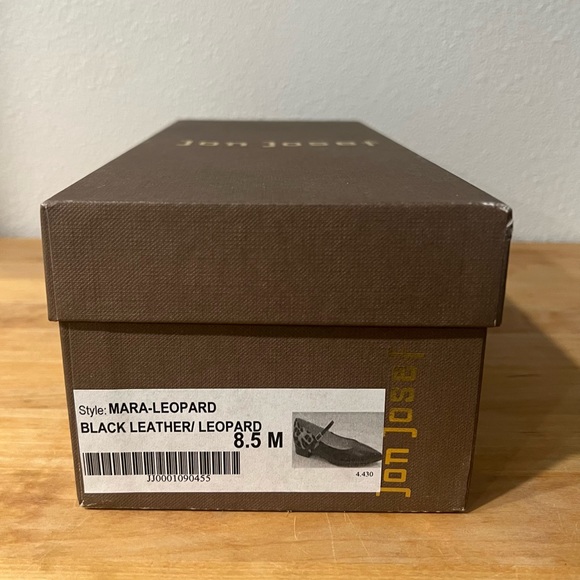 Jon Josef Leopard Print Flats Leather Calf Hair - Picture 3 of 10